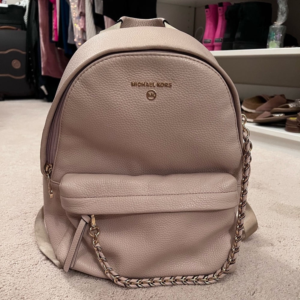 Michael Kors pal pink backpack